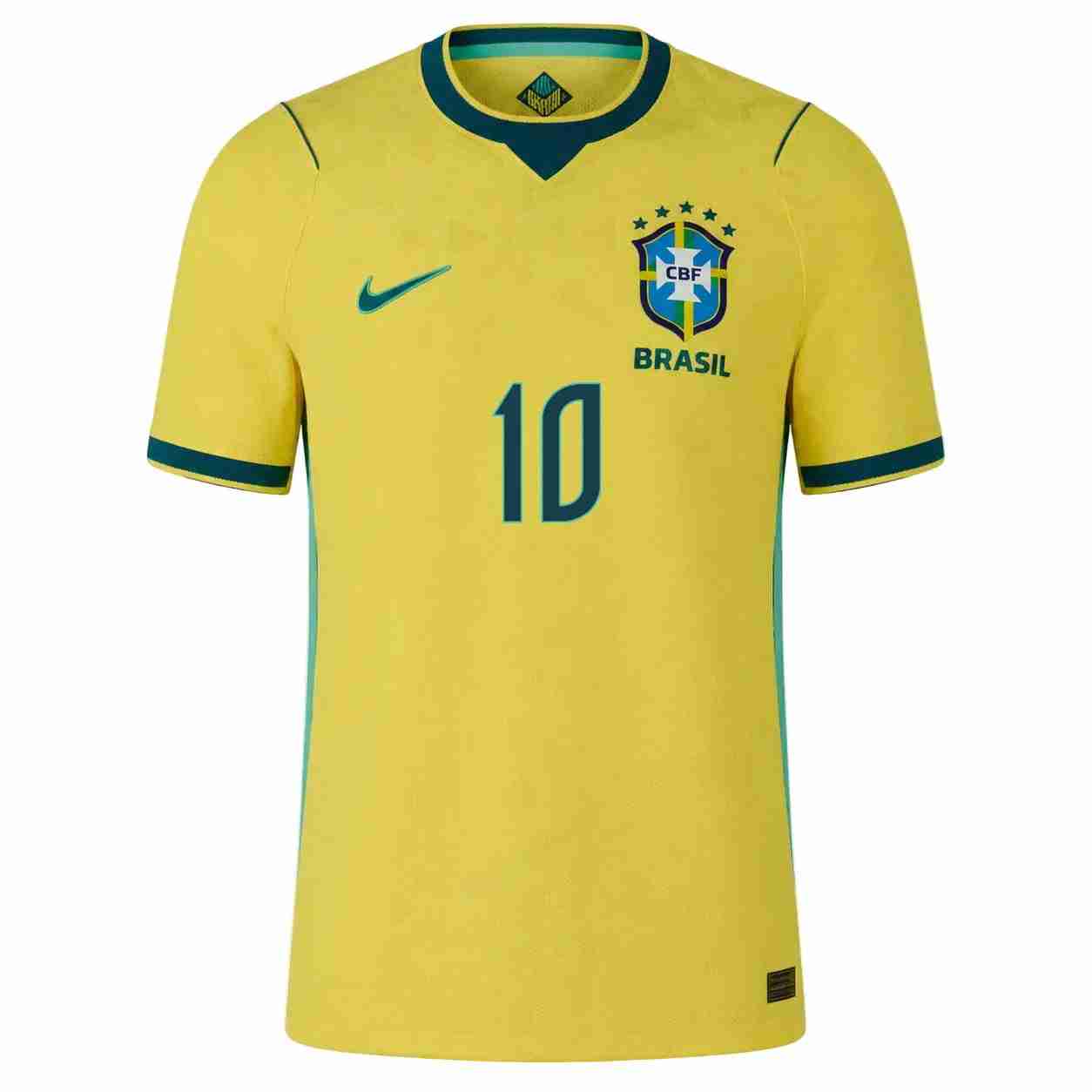 NEYMAR JR. NO.10 Camiseta Primera Brasil 2026-Versión Jugador_1 NEYMAR JR. NO.10 Camiseta Primera Brasil 2026-Versión Jugador_1