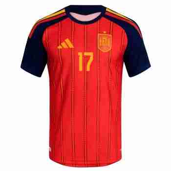 NICO WILLIAMS NO.17 Camiseta Primera España 2026-Versión Jugador_1