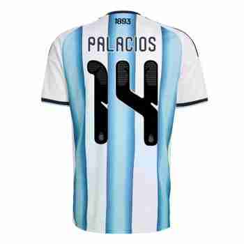 PALACIOS NO.14 Camiseta Primera Argentina 2026-Versión Jugador