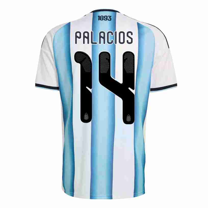 PALACIOS NO.14 Camiseta Primera Argentina 2026-Versión Jugador PALACIOS NO.14 Camiseta Primera Argentina 2026-Versión Jugador