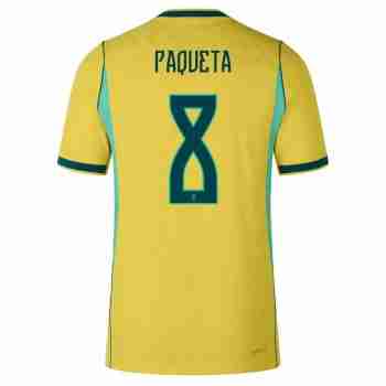 PAQUETA NO.8 Camiseta Primera Brasil 2026-Versión Jugador