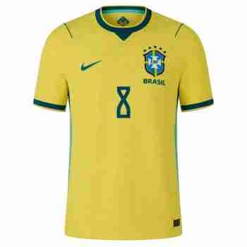 PAQUETA NO.8 Camiseta Primera Brasil 2026-Versión Jugador_1