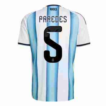 PAREDES NO.5 Camiseta Primera Argentina 2026-Versión Jugador