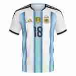 PAZ NO.18 Camiseta Primera Argentina 2026-Versión Jugador