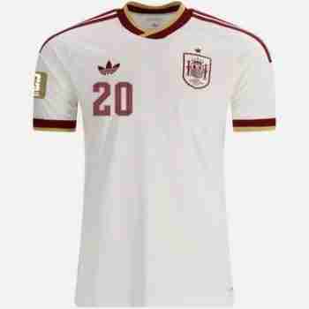 PEDRI NO.20 Camiseta Segunda España 2026-Versión Jugador_1