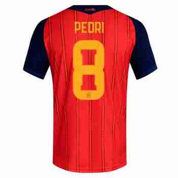 PEDRI NO.8 Camiseta Primera España 2026-Versión Jugador