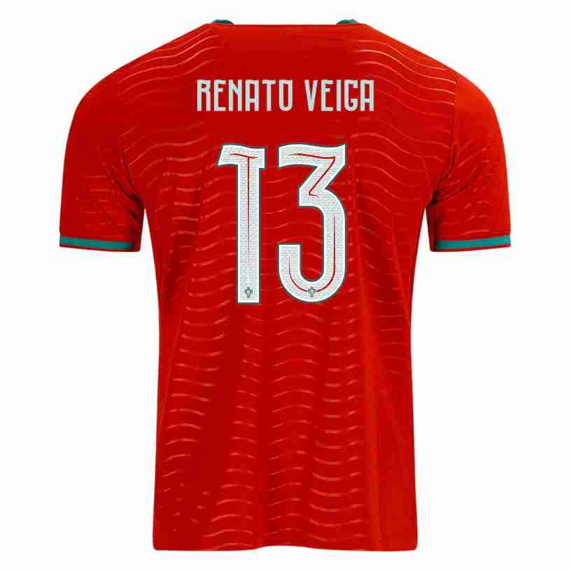 RENATO VEIGA NO.13 Camiseta Primera Portugal 2026-Versión Jugador RENATO VEIGA NO.13 Camiseta Primera Portugal 2026-Versión Jugador