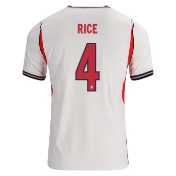 RICE NO.4 Camiseta Primera Inglaterra 2026-Versión Jugador