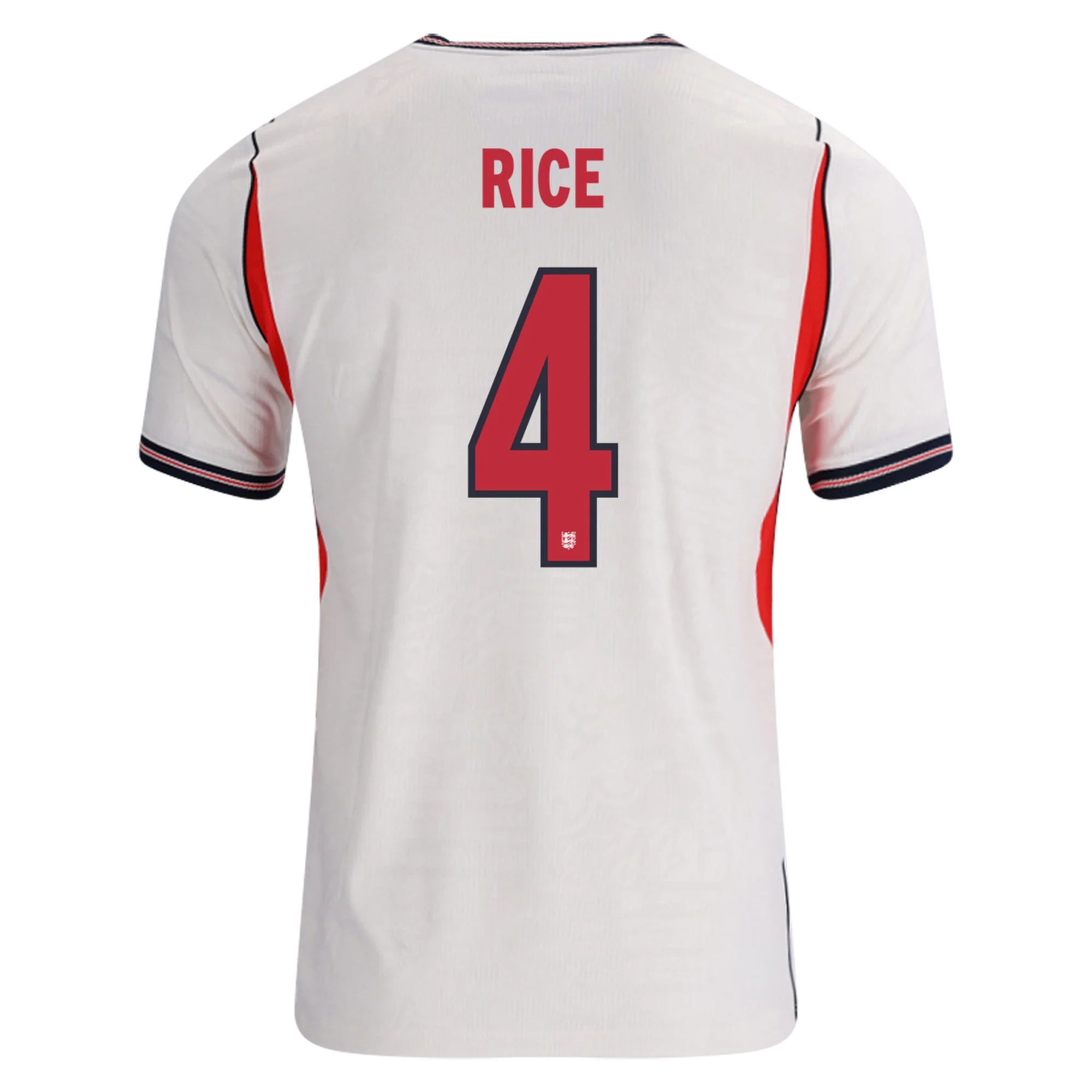 RICE NO.4 Camiseta Primera Inglaterra 2026-Versión Jugador RICE NO.4 Camiseta Primera Inglaterra 2026-Versión Jugador