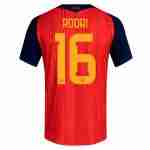 RODRI NO.16 Camiseta Primera España 2026-Versión Jugador