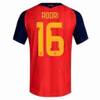 RODRI NO.16 Camiseta Primera España 2026-Versión Jugador