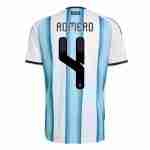 ROMERO NO.4 Camiseta Primera Argentina 2026-Versión Jugador