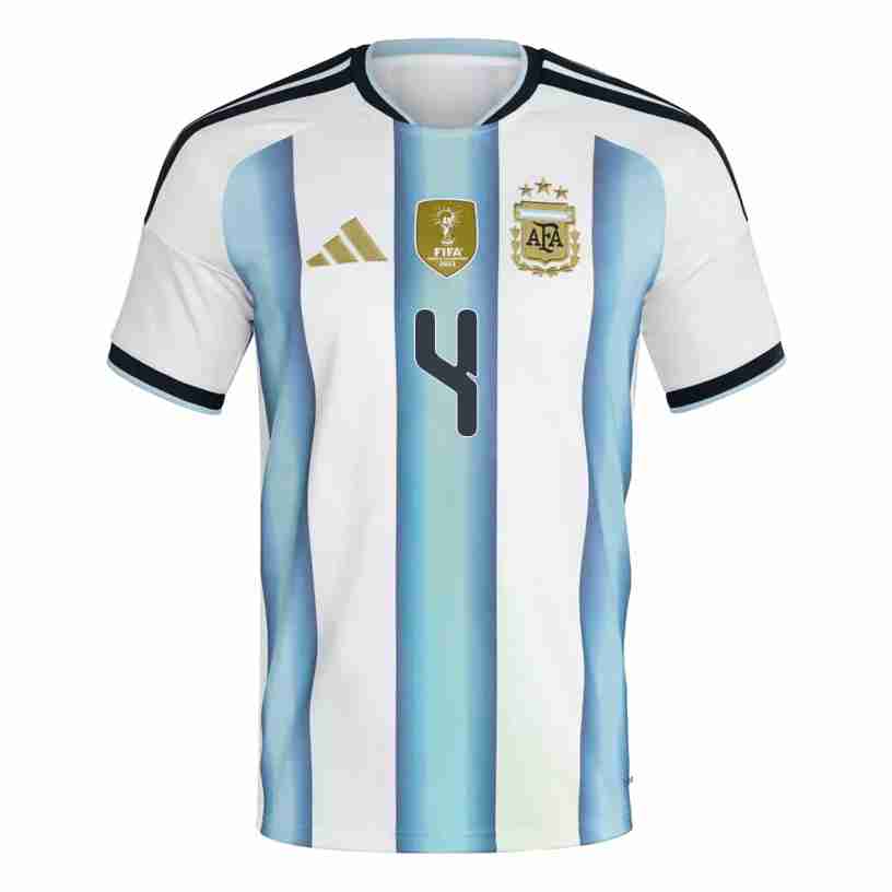 ROMERO NO.4 Camiseta Primera Argentina 2026-Versión Jugador_1 ROMERO NO.4 Camiseta Primera Argentina 2026-Versión Jugador_1