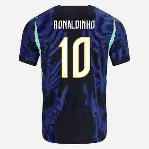 RONALDINHO NO.10 Camiseta Segunda Brasil 2026-Versión Jugador RONALDINHO NO.10 Camiseta Segunda Brasil 2026-Versión Jugador
