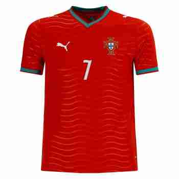 RONALDO NO.7 Camiseta Primera Portugal 2026-Versión Jugador_1