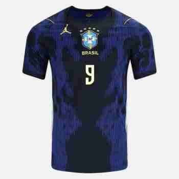 RONALDO NO.9 Camiseta Segunda Brasil 2026-Versión Jugador_1