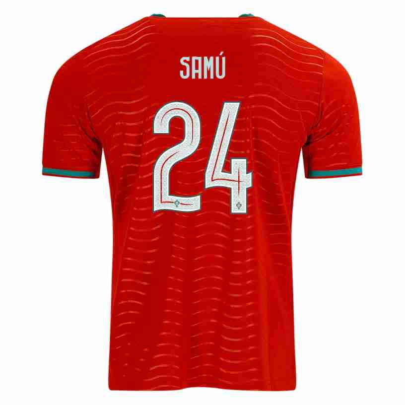 SAMÚ NO.24 Camiseta Primera Portugal 2026-Versión Jugador SAMÚ NO.24 Camiseta Primera Portugal 2026-Versión Jugador