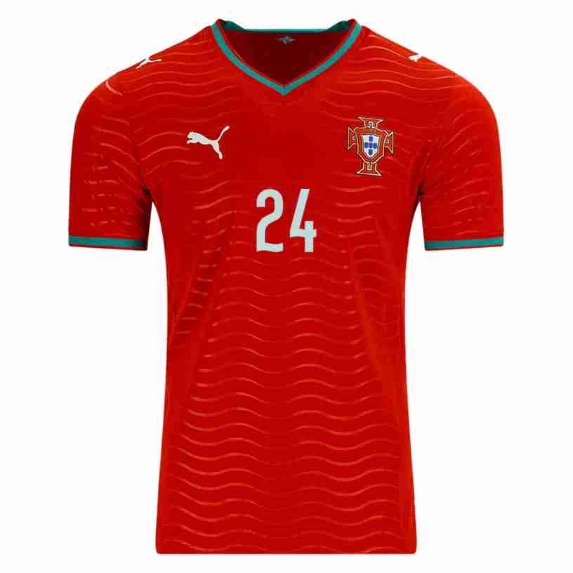 SAMÚ NO.24 Camiseta Primera Portugal 2026-Versión Jugador_1 SAMÚ NO.24 Camiseta Primera Portugal 2026-Versión Jugador_1