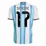 SIMEONE NO.17 Camiseta Primera Argentina 2026-Versión Jugador