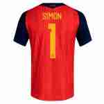 SIMON NO.1 Camiseta Primera España 2026-Versión Jugador