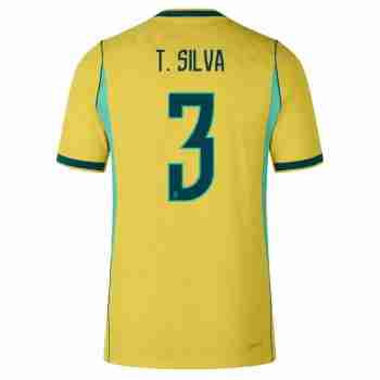 T. SILVA NO.3 Camiseta Primera Brasil 2026-Versión Jugador