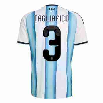 TAGLIAFICO NO.3 Camiseta Primera Argentina 2026-Versión Jugador
