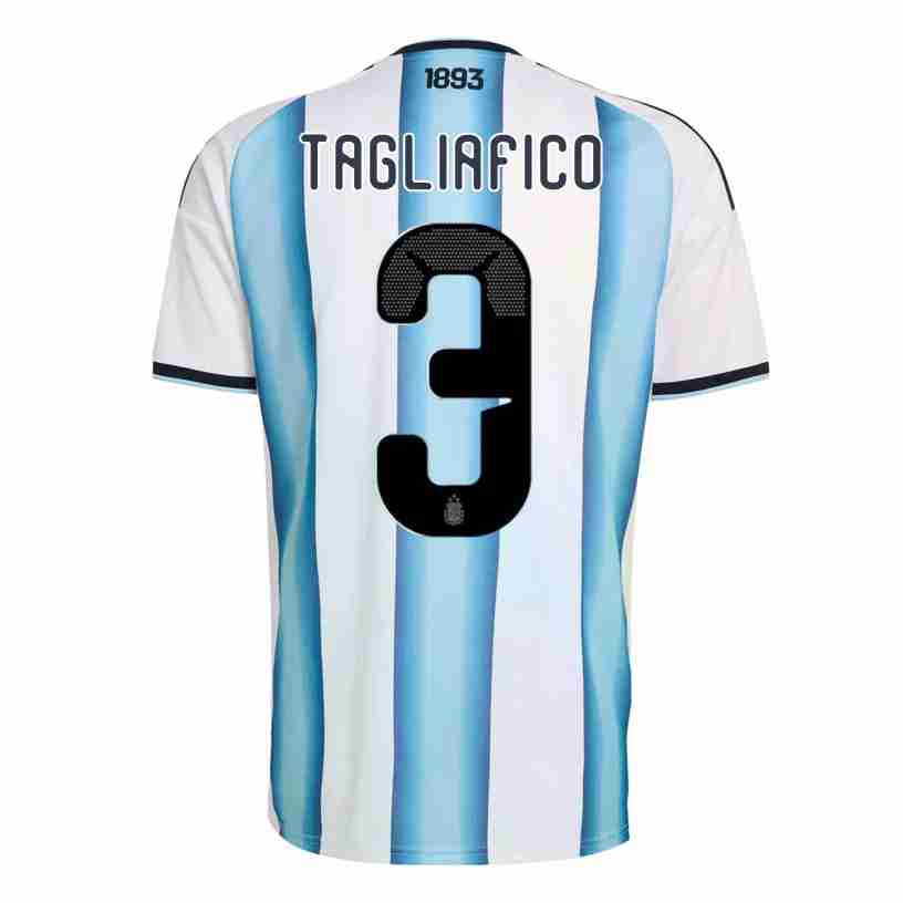 TAGLIAFICO NO.3 Camiseta Primera Argentina 2026-Versión Jugador TAGLIAFICO NO.3 Camiseta Primera Argentina 2026-Versión Jugador