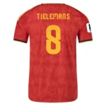 TIELEMANS NO.8 Camiseta Primera Belgica 2026-Versión Jugador