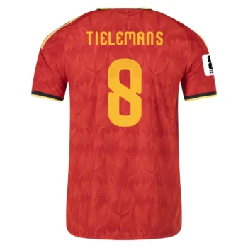 TIELEMANS NO.8 Camiseta Primera Belgica 2026-Versión Jugador