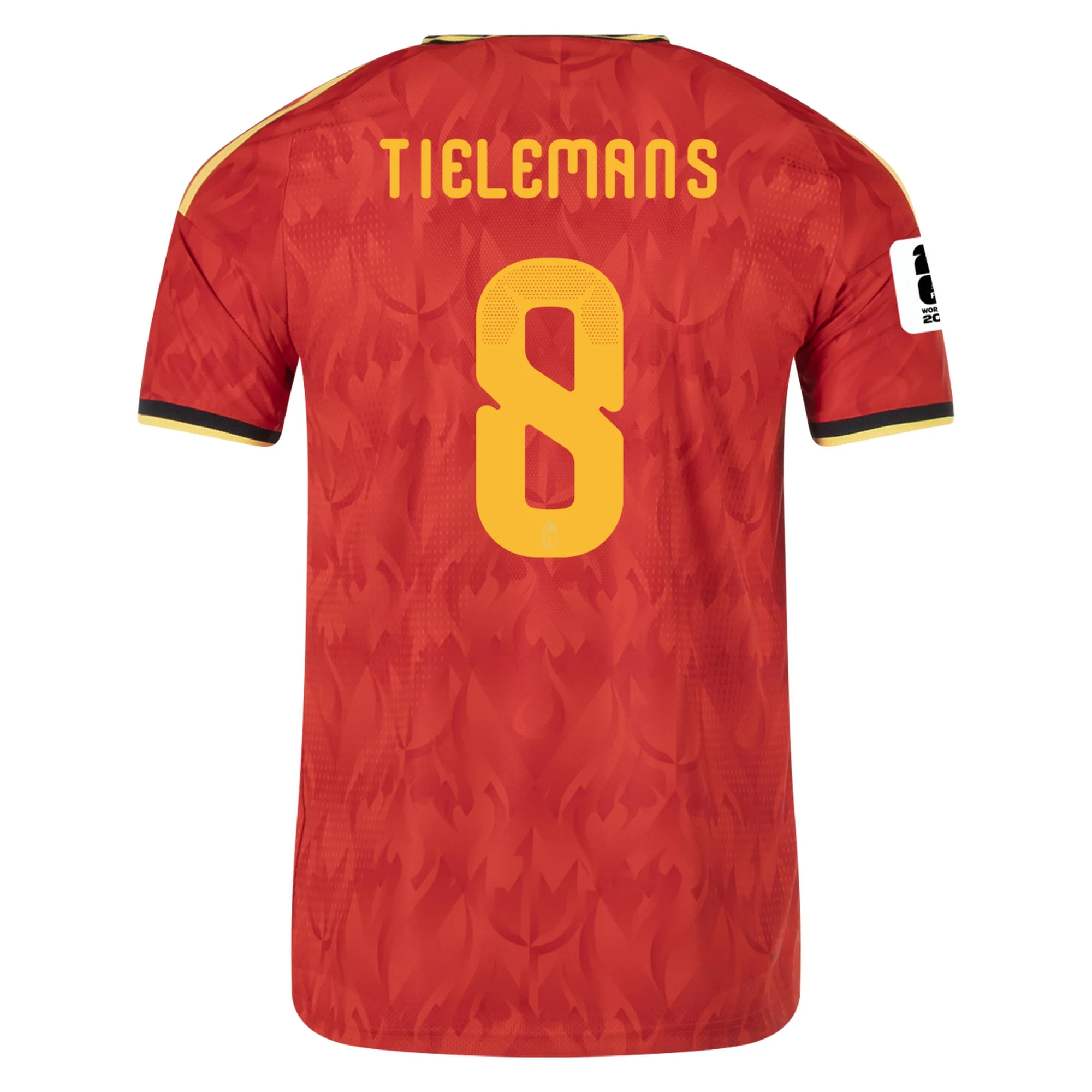 TIELEMANS NO.8 Camiseta Primera Belgica 2026-Versión Jugador TIELEMANS NO.8 Camiseta Primera Belgica 2026-Versión Jugador