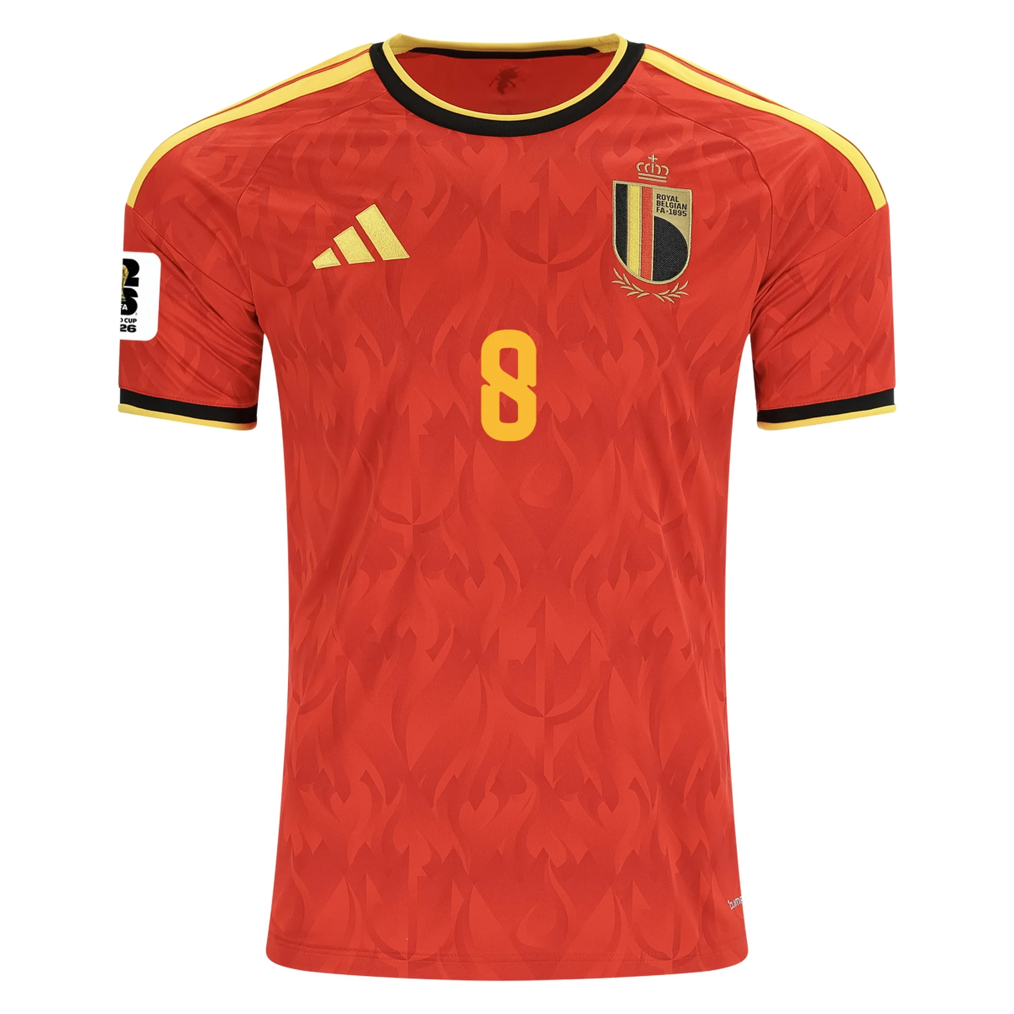TIELEMANS NO.8 Camiseta Primera Belgica 2026-Versión Jugador_1 TIELEMANS NO.8 Camiseta Primera Belgica 2026-Versión Jugador_1