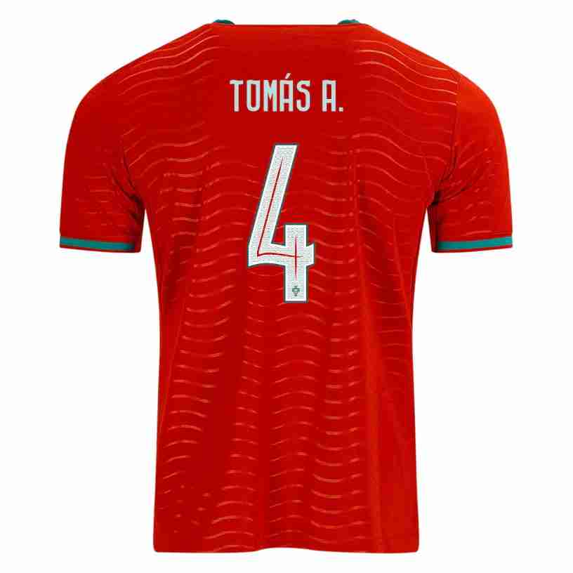 TOMÁS A. NO.4 Camiseta Primera Portugal 2026-Versión Jugador TOMÁS A. NO.4 Camiseta Primera Portugal 2026-Versión Jugador