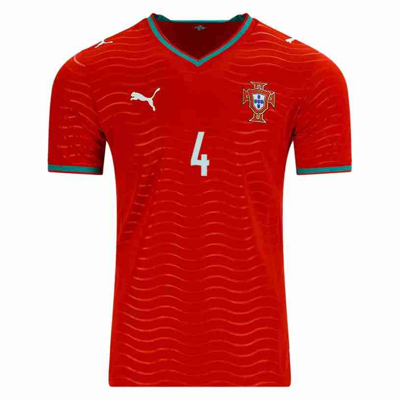 TOMÁS A. NO.4 Camiseta Primera Portugal 2026-Versión Jugador_1 TOMÁS A. NO.4 Camiseta Primera Portugal 2026-Versión Jugador_1