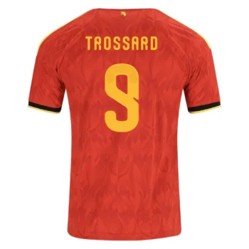 TROSSARD NO.9 Camiseta Primera Belgica 2026-Versión Jugador