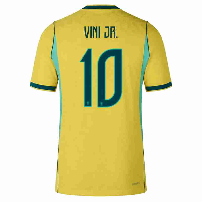 VINI JR. NO.10 Camiseta Primera Brasil 2026-Versión Jugador VINI JR. NO.10 Camiseta Primera Brasil 2026-Versión Jugador