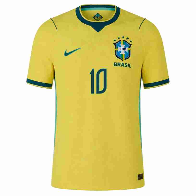 VINI JR. NO.10 Camiseta Primera Brasil 2026-Versión Jugador_1 VINI JR. NO.10 Camiseta Primera Brasil 2026-Versión Jugador_1