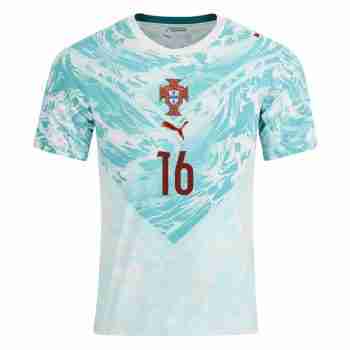VITINHA NO.16 Camiseta Segunda Portugal 2026-Versión Jugador_1