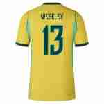 WESLEY NO.13 Camiseta Primera Brasil 2026-Versión Jugador