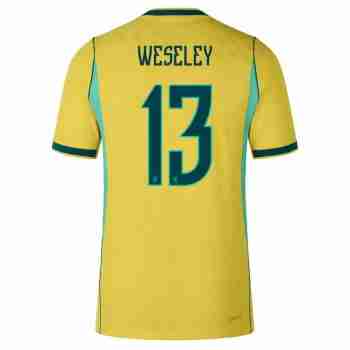 WESLEY NO.13 Camiseta Primera Brasil 2026-Versión Jugador
