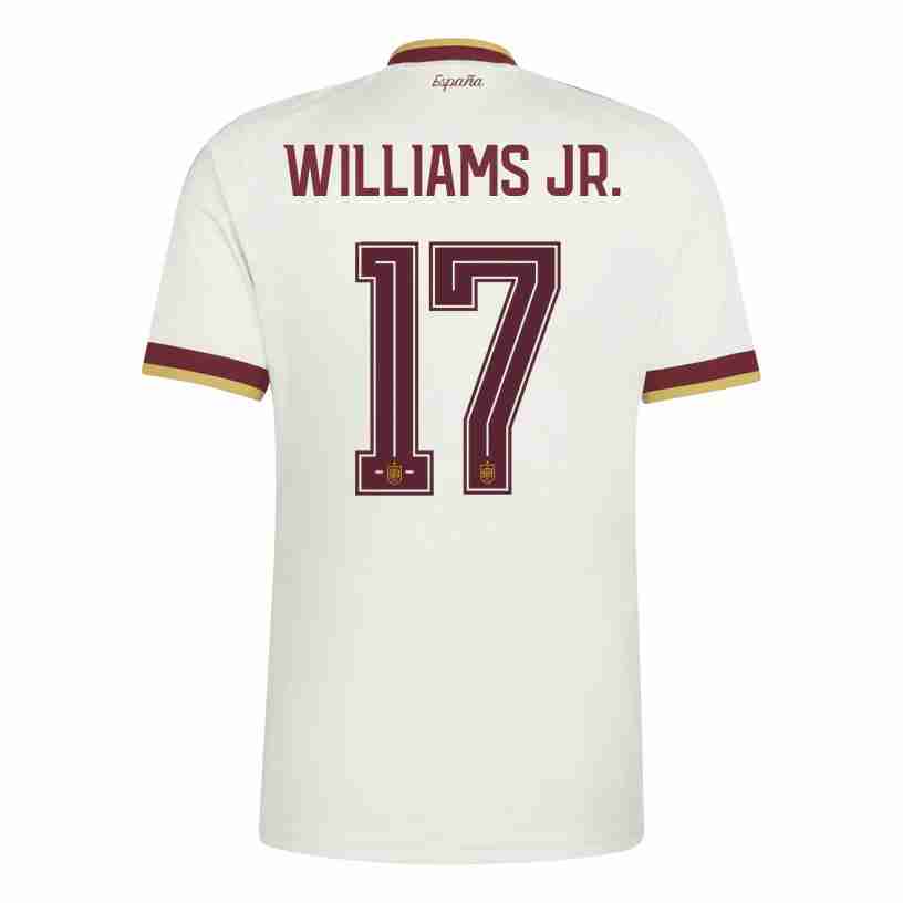 WILLIAMS JR. NO.17 Camiseta Segunda España 2026-Versión Jugador WILLIAMS JR. NO.17 Camiseta Segunda España 2026-Versión Jugador