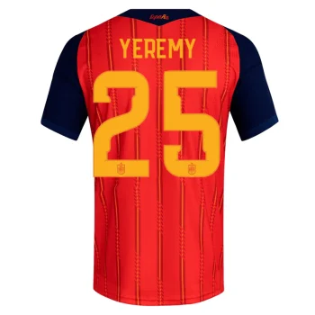 YEREMY NO.25 Camiseta Primera España 2026-Versión Jugador