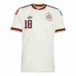 ZUBIMENDI NO.18 Camiseta Segunda España 2026-Versión Jugador