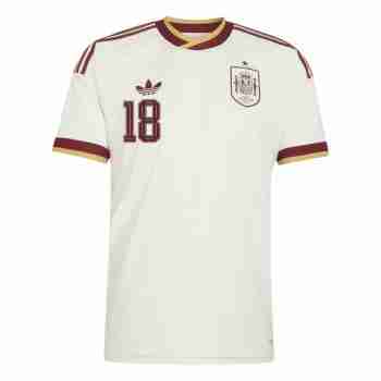 ZUBIMENDI NO.18 Camiseta Segunda España 2026-Versión Jugador_1