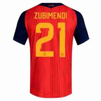 ZUBIMENDI NO.21 Camiseta Primera España 2026-Versión Jugador
