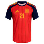 ZUBIMENDI NO.21 Camiseta Primera España 2026-Versión Jugador