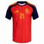 ZUBIMENDI NO.21 Camiseta Primera España 2026-Versión Jugador