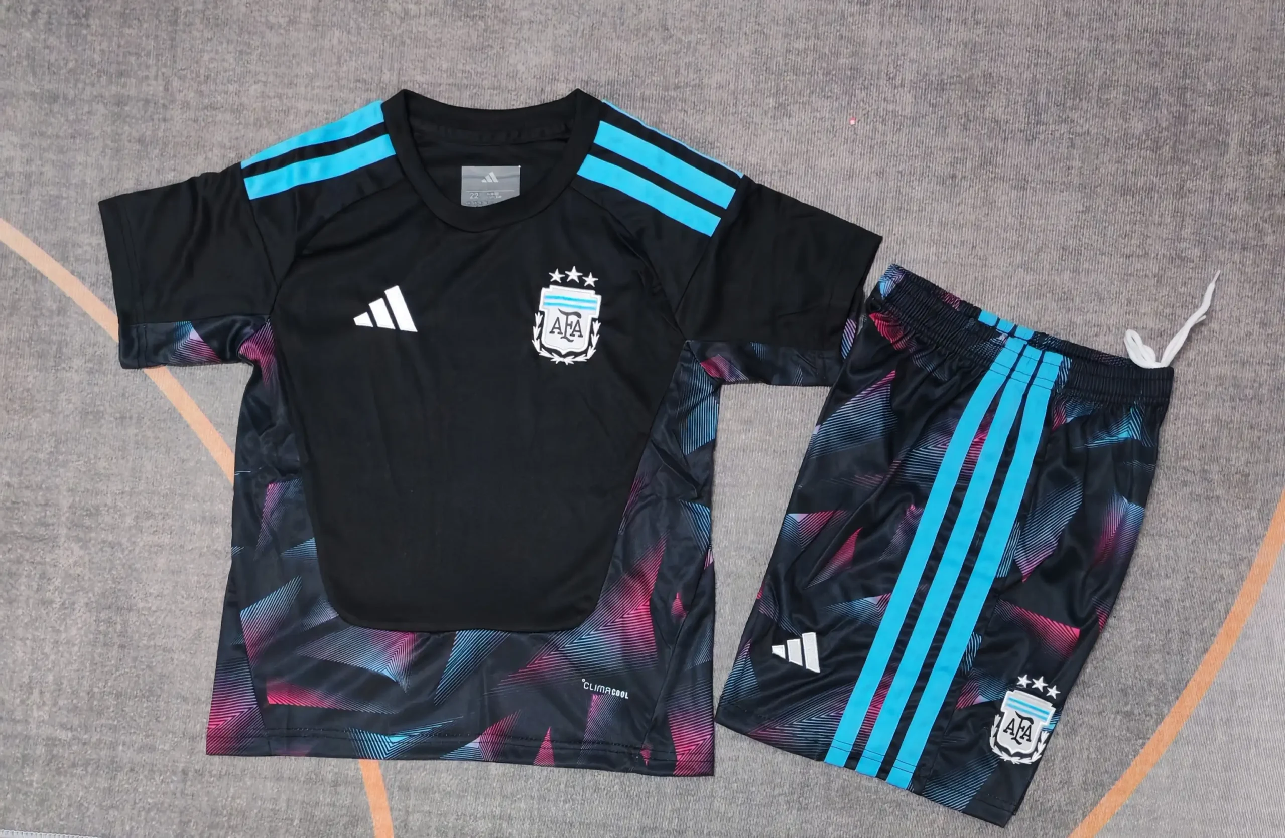 Camiseta Argentina Conjunto Ninos Portero 2026 2027 Negro Camiseta Argentina Conjunto Niños Portero 2026 2027 Negro