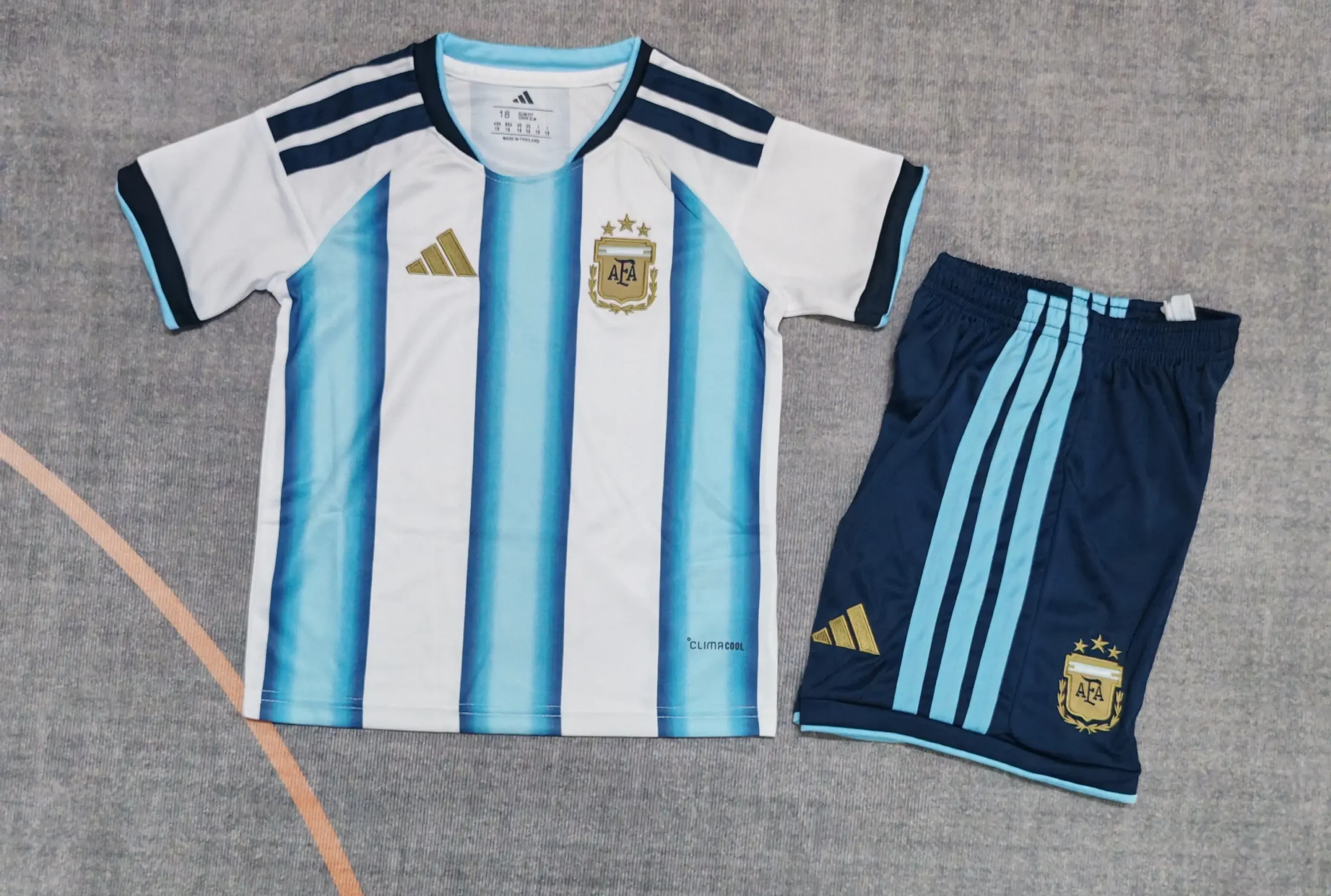 Camiseta Argentina Conjunto Ninos Primera 2026 2027 Negro Camiseta Argentina Conjunto Niños Primera 2026 2027