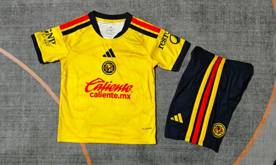 Camiseta Club América Conjunto Ninos Primera 2026 2027 Camiseta Club América Conjunto Niños Primera 2026 2027