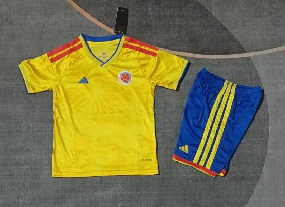 Camiseta Colombia Conjunto Ninos Primera 2026 2027 Camiseta Colombia Conjunto Niños Primera 2026 2027